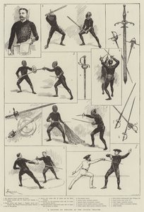 A Lecture of Fencing at the Lyceum Theatre